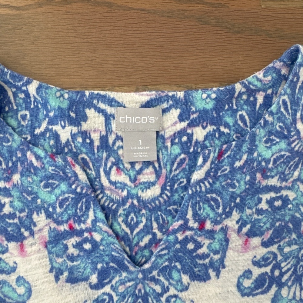 Chicos lightweight pastel tunic size 1 - Picture 2 of 2